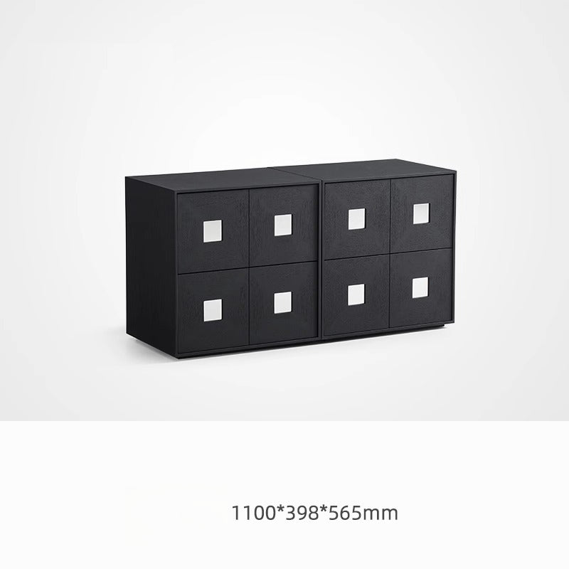 Home retro TV cabinet, living room home combination cabinet