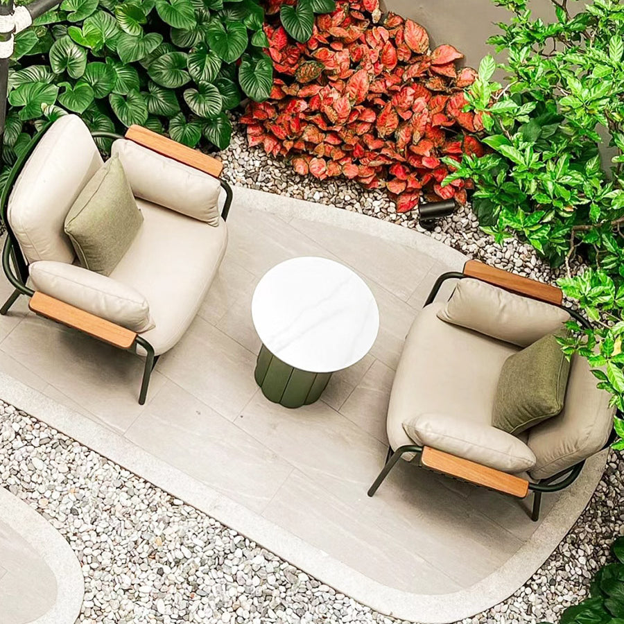 Outdoor sofa garden villa courtyard open-air waterproof outdoor furniture sofa chair custom
