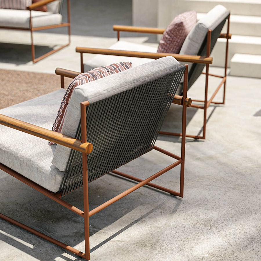 Balcony small table and chair three-piece combination coffee table outdoor restaurant table rattan sofa leisure terrace milk tea coffee shop custom