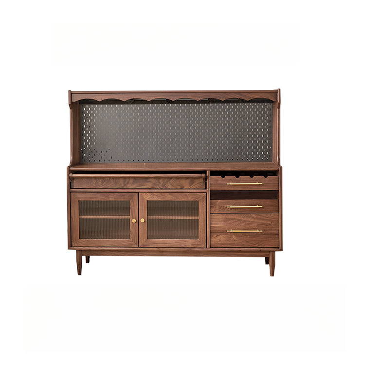 Side cabinet Solid wood living room locker Household slate storage cabinet Wine cabinet Customized