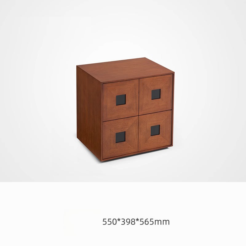 Home retro TV cabinet, living room home combination cabinet