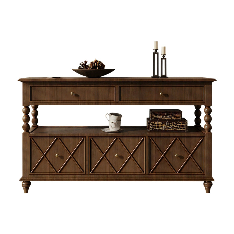 Retro solid wood cabinet, living room against the wall, locker, side cabinet, storage, entrance cabinet, partition, and dining side cabinet are customized.