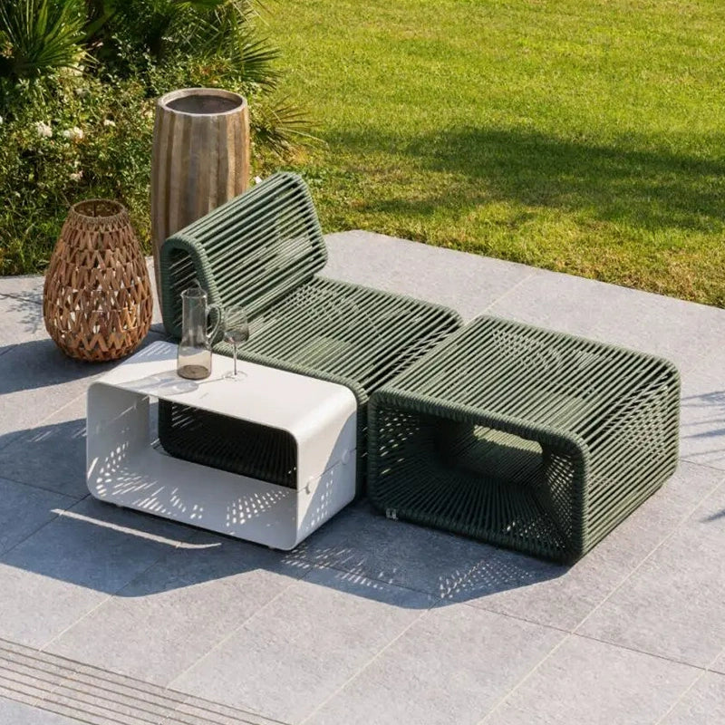 Outdoor sofa hotel, swimming pool, resort courtyard, villa, garden, homestay, rattan sofa chair, furniture custom