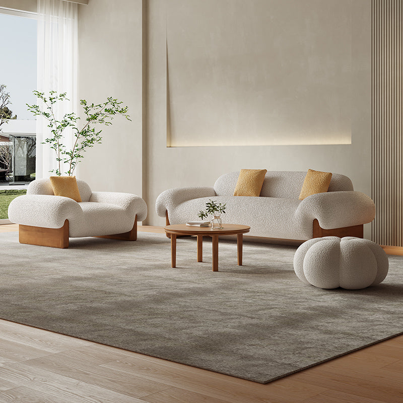 Modern minimalist fabric sofa combination beige designer furniture