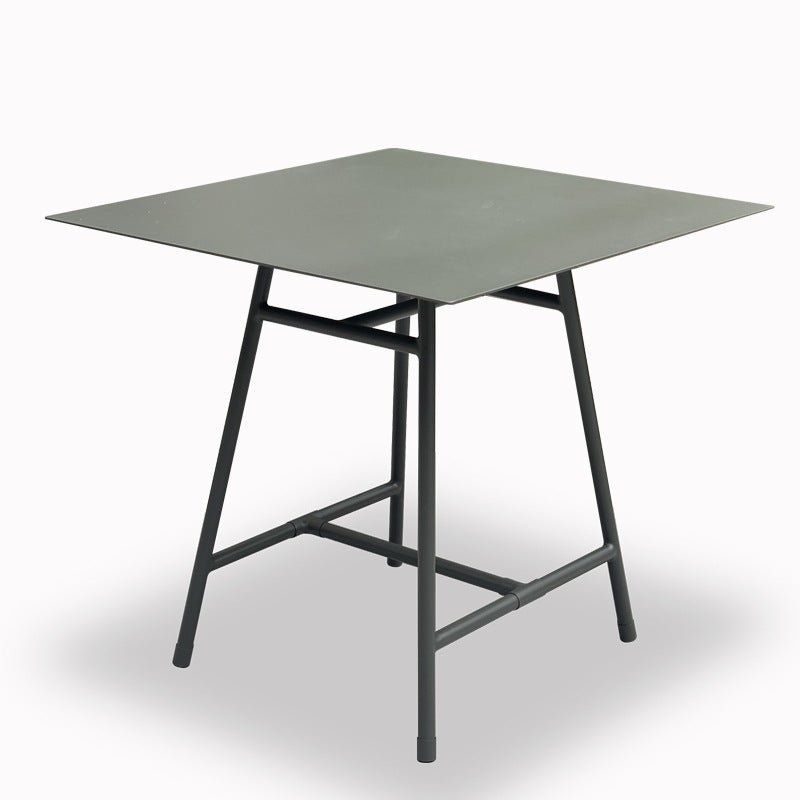 Outdoor aluminum alloy courtyard leisure table and chair open-air outdoor balcony dining table and chair combination custom