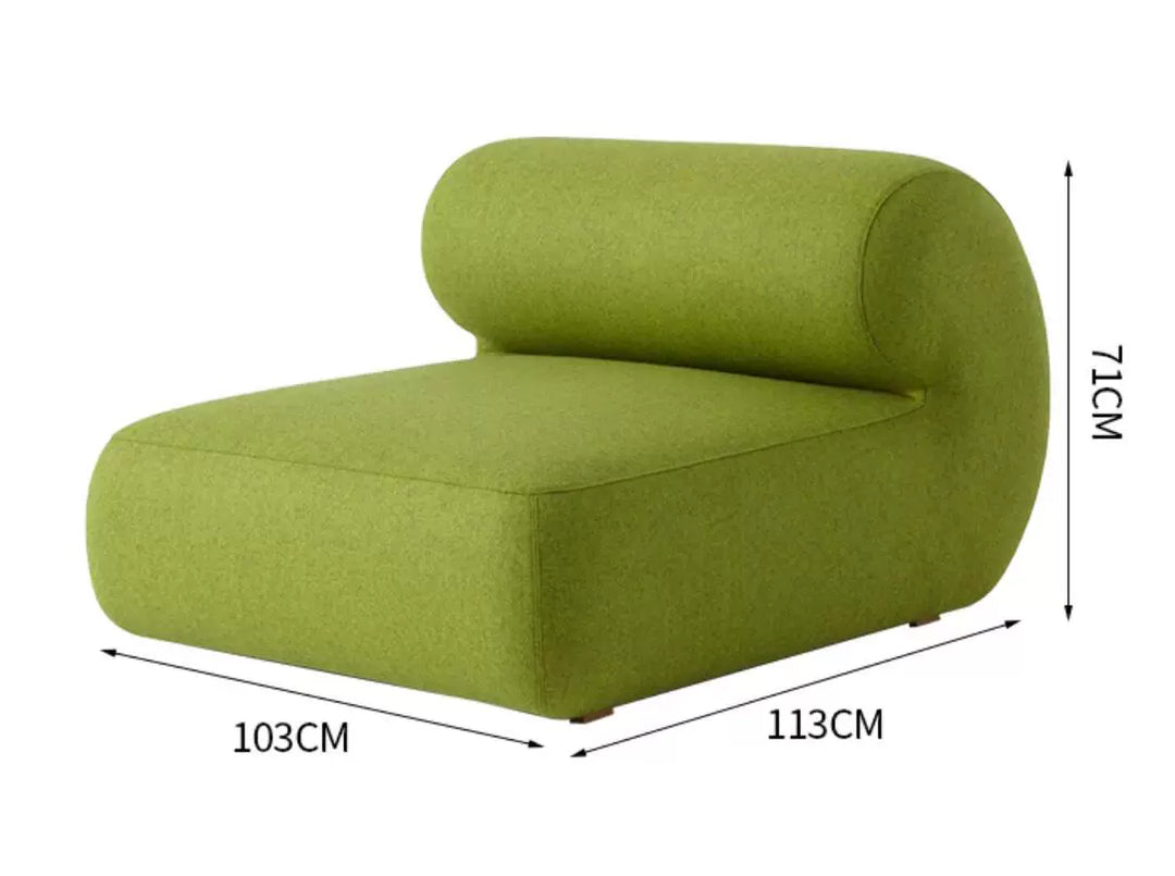 Fabric sofa living room multi-person cream style simple clothing store casual soft decoration home