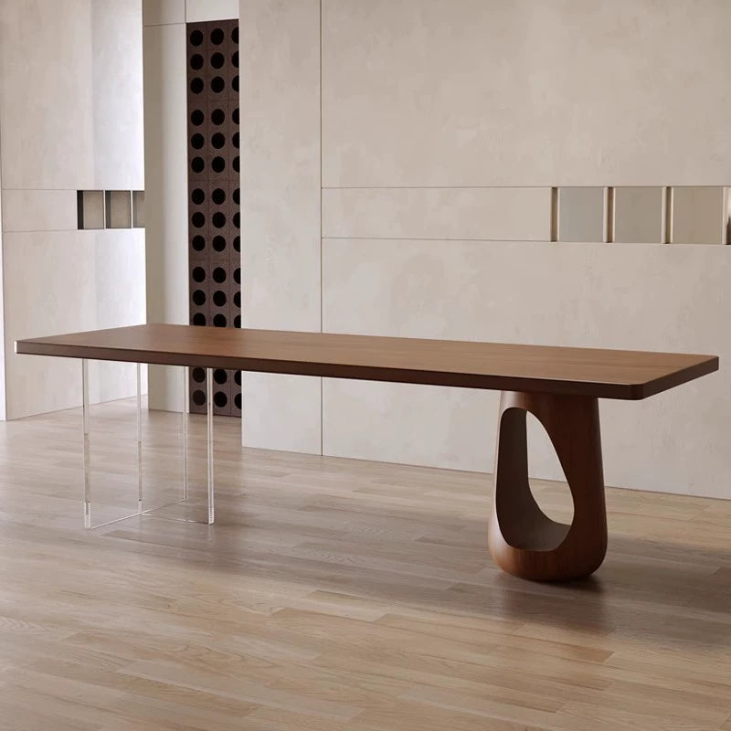 Suspended tea table living room household solid wood coffee table personalized creative dining table customization