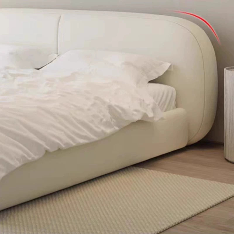 Fabric bed simple modern master bedroom bedroom bed custom