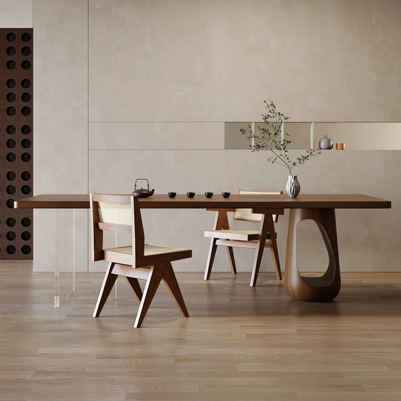 Suspended tea table living room household solid wood coffee table personalized creative dining table customization