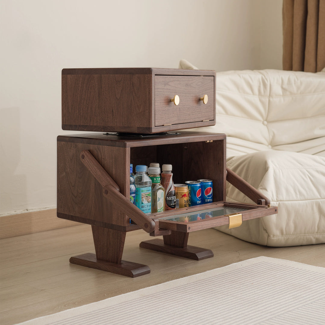 Bedside table Solid wood robot Sofa side cabinet Bedroom storage Children's cartoon creative chest custom