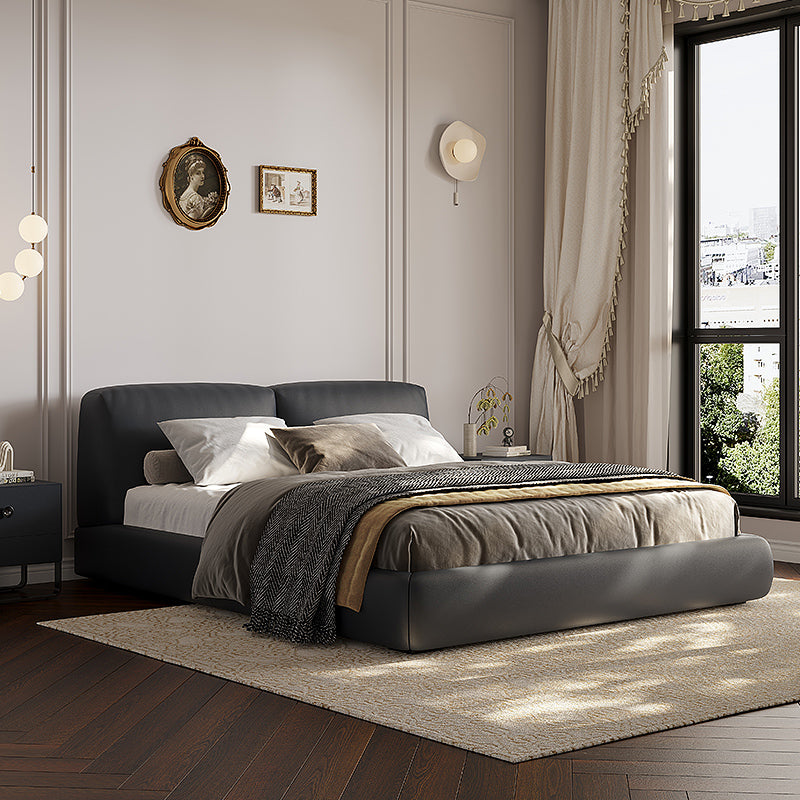 Modern minimalist master bedroom double soft bed