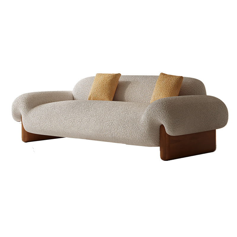 Modern minimalist fabric sofa combination beige designer furniture