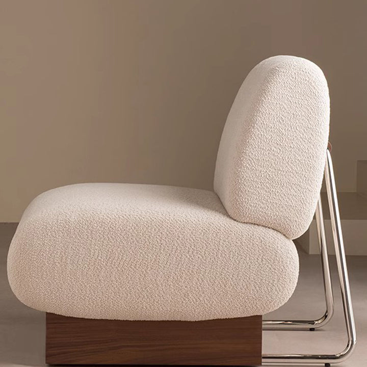 Solid wood simple retro medieval small apartment leisure chair designer balcony single sofa chair living room chair