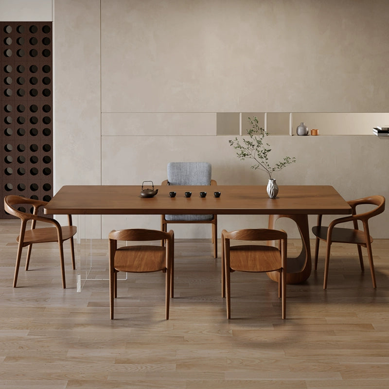 Suspended tea table living room household solid wood coffee table personalized creative dining table customization