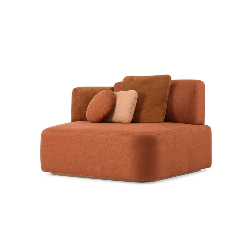 Household living room movable curved module soft decoration designer model room furniture customization