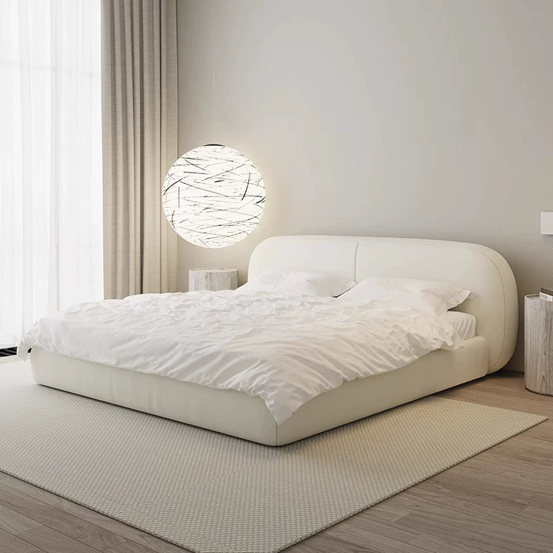 Fabric bed simple modern master bedroom bedroom bed custom