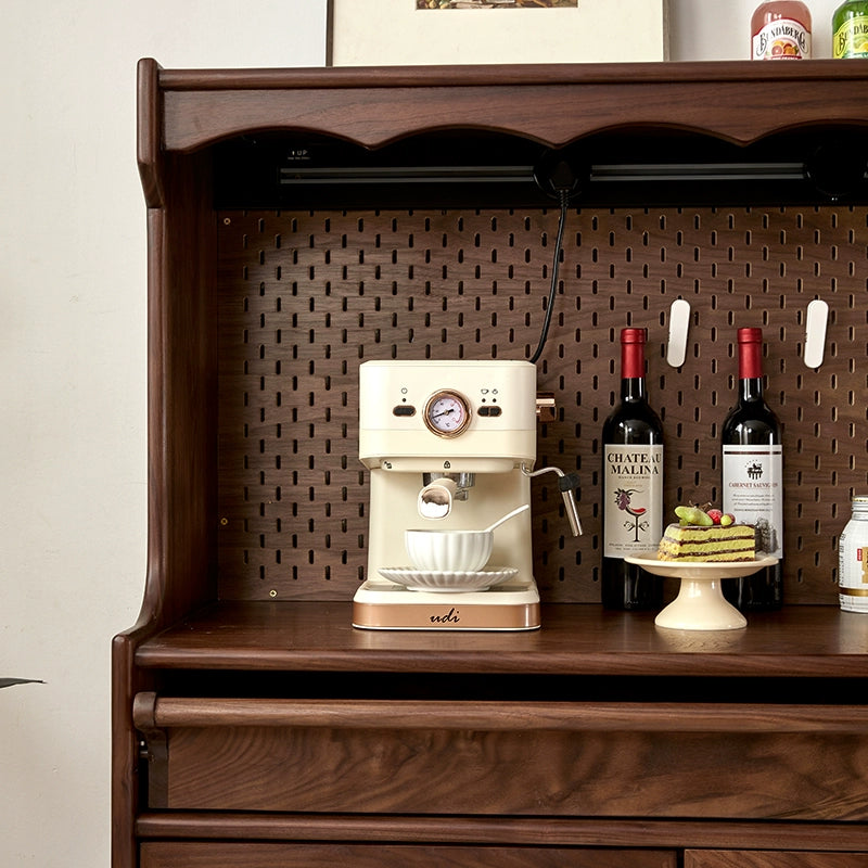 Side cabinet Solid wood living room locker Household slate storage cabinet Wine cabinet Customized