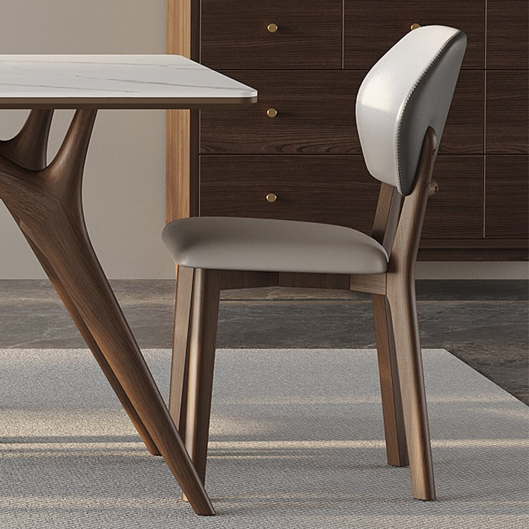Solid wood dining table and chairs modern simple rectangular household dining table and chair combination custom