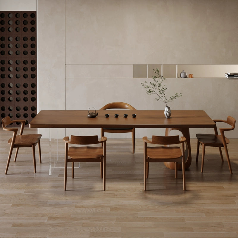 Suspended tea table living room household solid wood coffee table personalized creative dining table customization