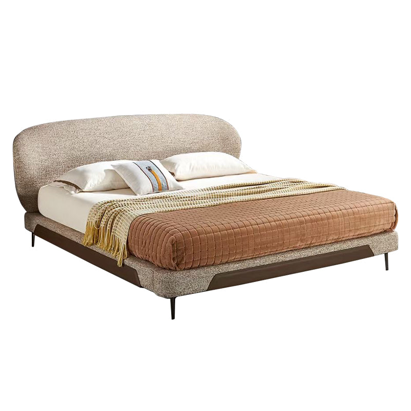 Fabric bed Modern simple master bedroom double bed New bed