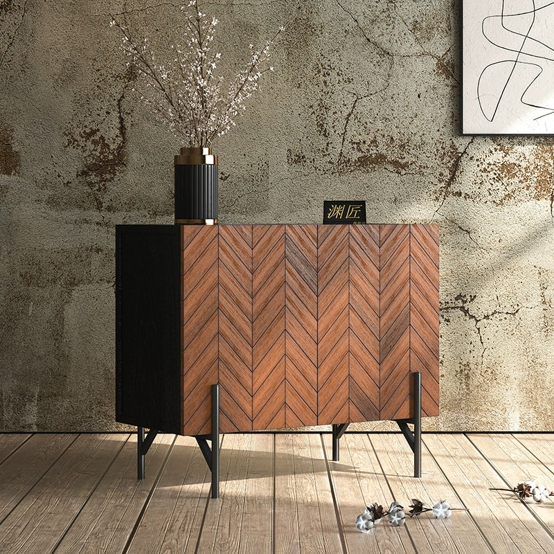 Coffee table TV cabinet all solid wood modern simple bedroom storage cabinet household custom