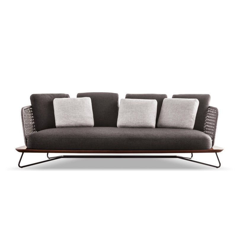 Leisure Outdoor Rattan Sofa Outdoor Homestay Courtyard Villa Balcony Garden Outdoor Waterproof Rattan Chair Furniture