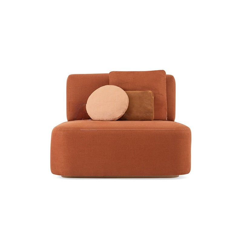 Household living room movable curved module soft decoration designer model room furniture customization