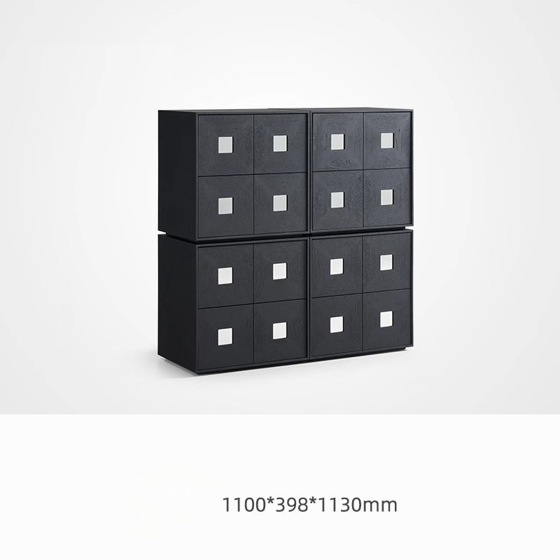 Home retro TV cabinet, living room home combination cabinet
