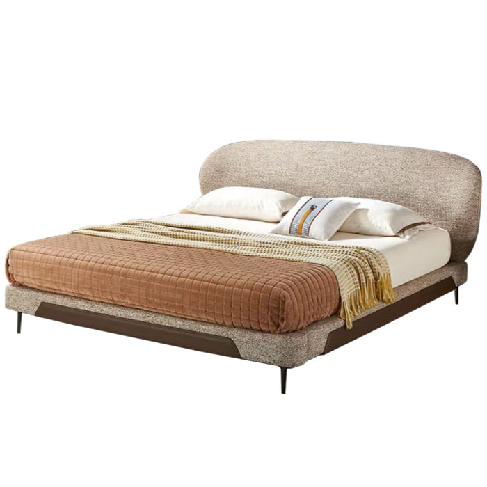 Fabric bed Modern simple master bedroom double bed New bed