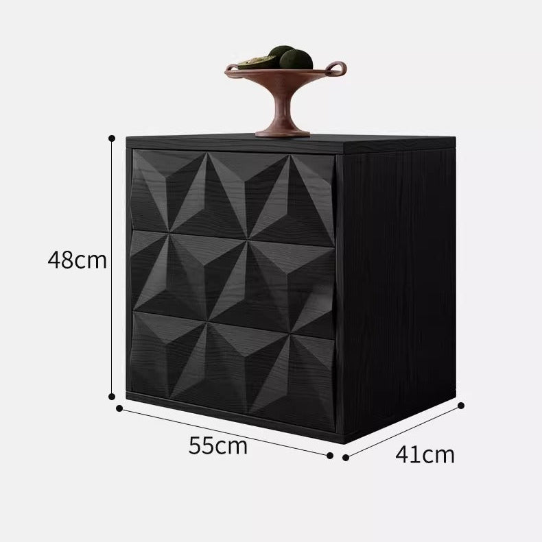 Medieval diamond-shaped card door cabinet, living room TV cabinet, household bedroom, bedside cabinet, solid wood chest cabinet, dining side chest cabinet