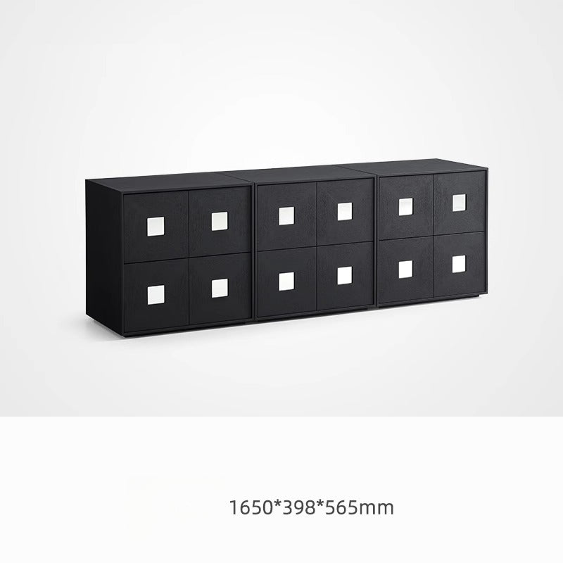 Home retro TV cabinet, living room home combination cabinet