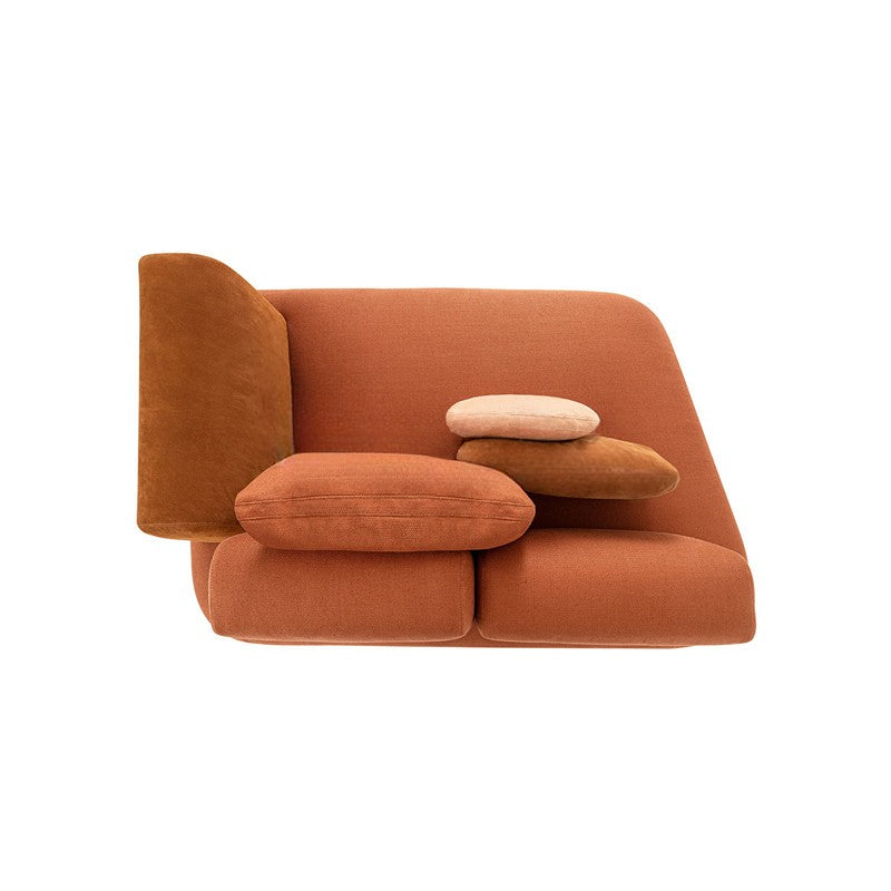 Household living room movable curved module soft decoration designer model room furniture customization
