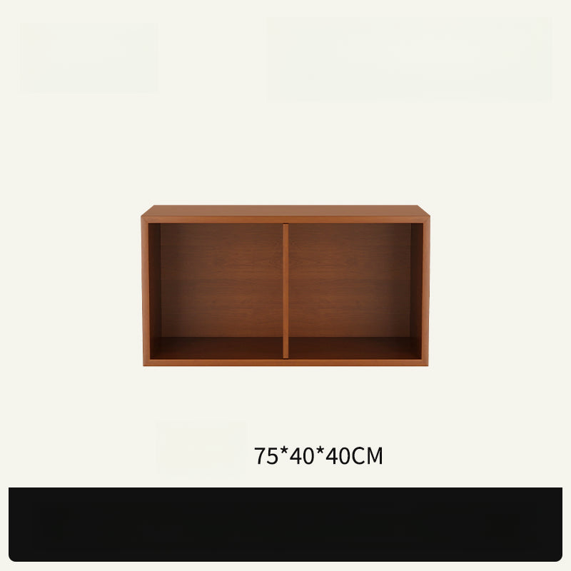 All solid wood TV cabinet bookcase shelf living room retro custom