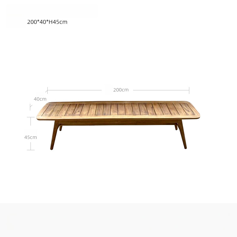 Outdoor tables and chairs courtyard villa furniture open-air yard garden solid wood designer terrace waterproof combination chair