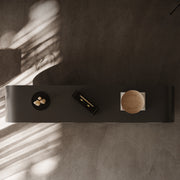 New TV cabinet floor solid wood modern simple living room home retro custom