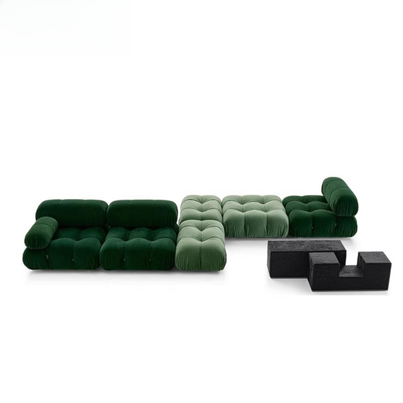 Free combination designer living room cream style fabric sofa