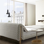 Space fabric bed master bedroom large bed modern simple light luxury high-end bed custom