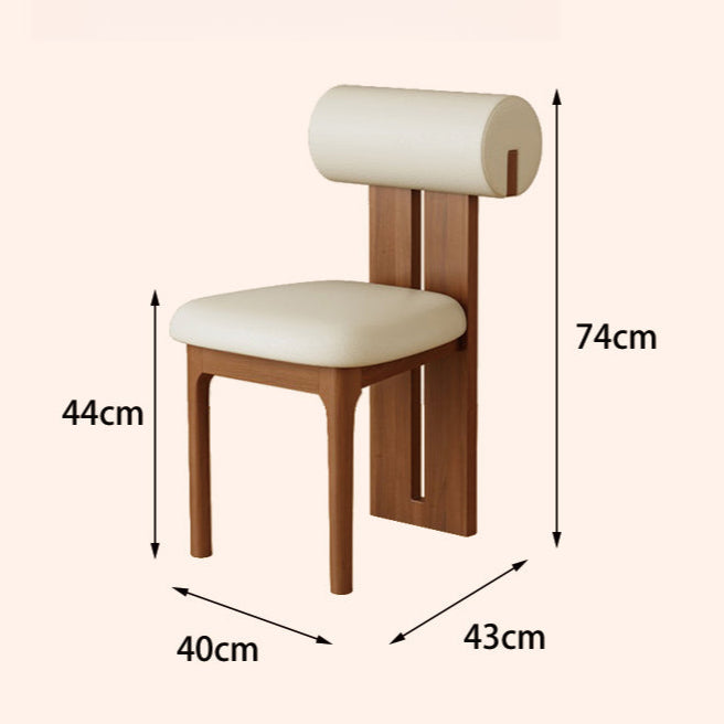 Retro solid wood dining chair home backrest chair high-end restaurant table chair stool