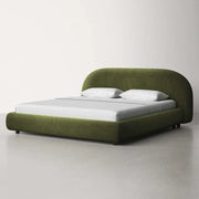 Master bed villa minimalist fabric bed custom