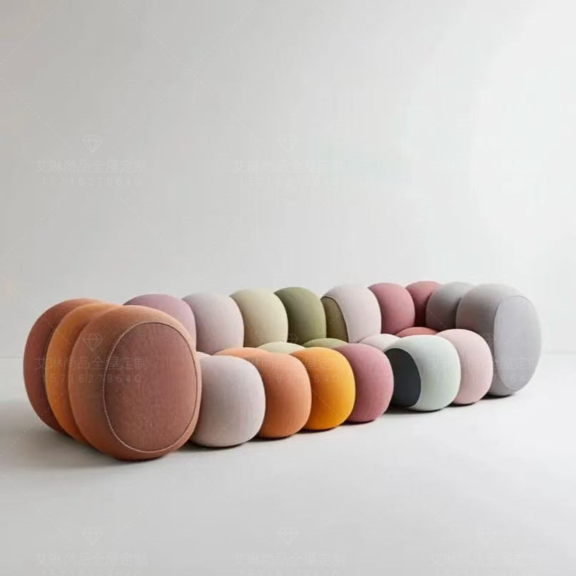 New minimalist dopamine sofa designer creative fabric sofa living room reception room sofa