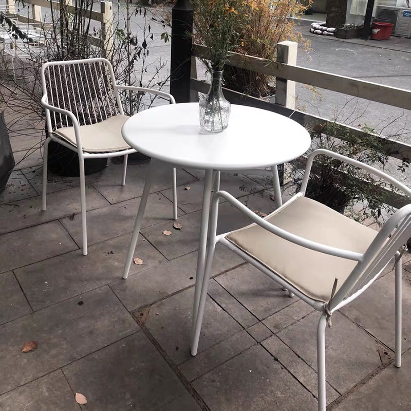 Outdoor leisure table and chair courtyard balcony coffee table combination outdoor garden open-air cafe