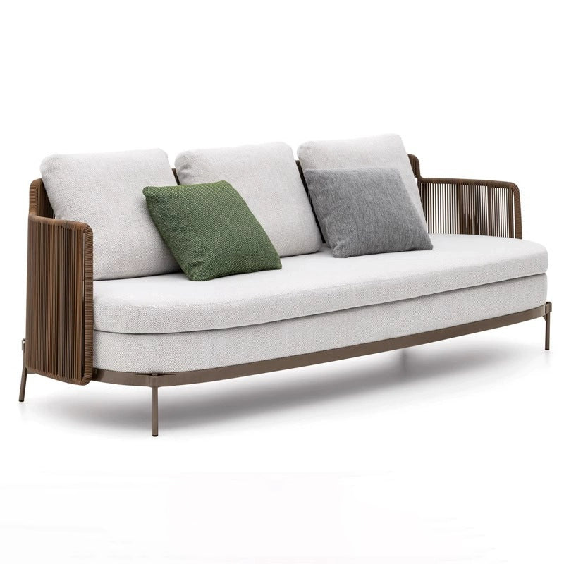 Outdoor sofa living room lazy combination rattan chair open-air outdoor courtyard balcony small table and chairs casual coffee table