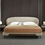 Fabric bed Modern simple master bedroom double bed New bed