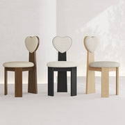 Retro solid wood dining chair restaurant hotel home back chair cotton and linen fabric dining table chair stool