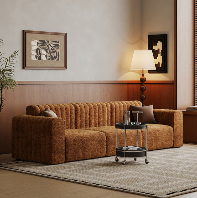 Medieval designer module splicing fabric sofa retro living room beauty salon reception sofa