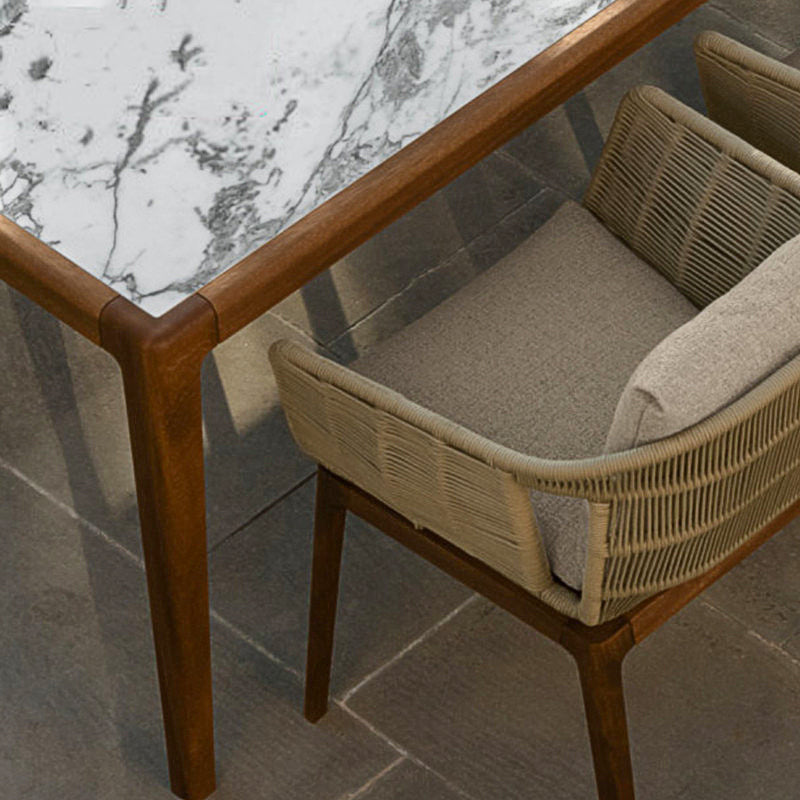 Outdoor tables and chairs courtyard  rattan chair combination