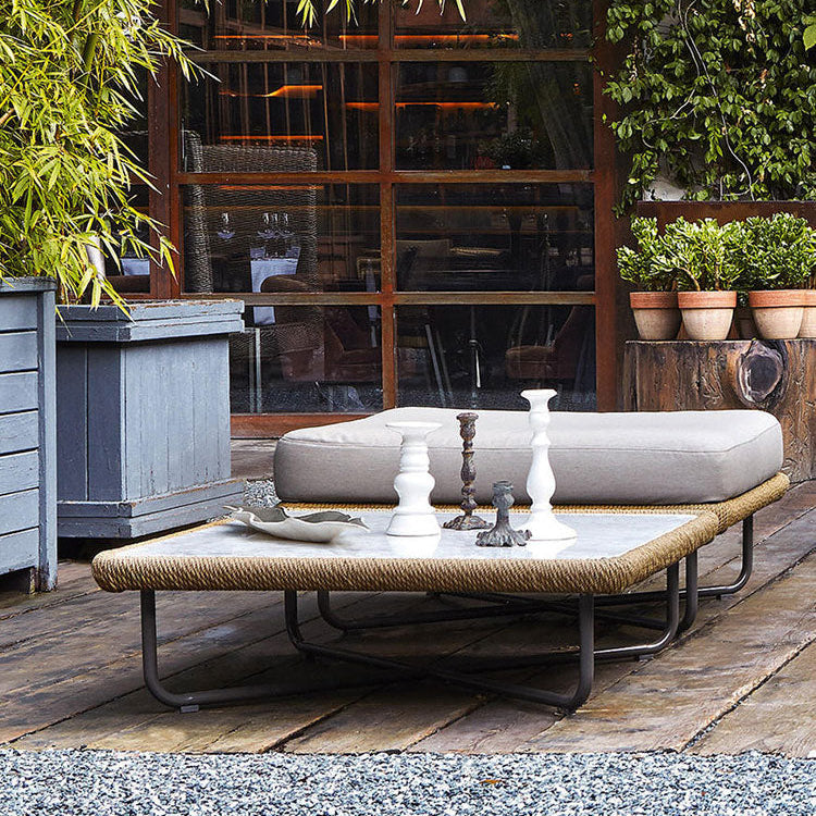 Garden outdoor sofa waterproof sunscreen rattan chair single living room leisure outdoor balcony furniture