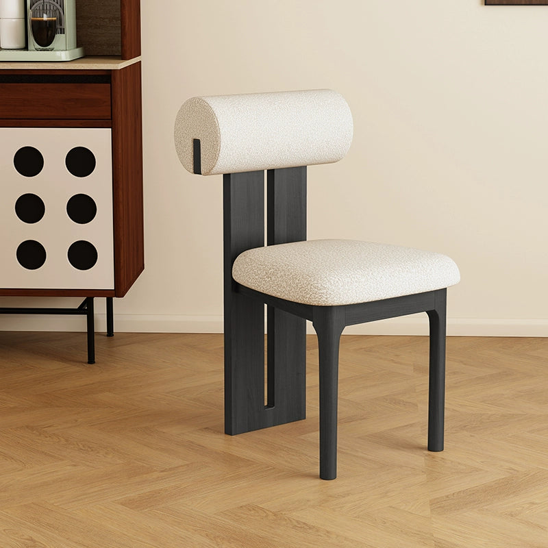 Retro solid wood dining chair home backrest chair high-end restaurant table chair stool