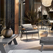 Outdoor rattan sofa chair Terrace leisure chair Coffee table Courtyard hotel B & B Outdoor villa Garden rattan chair furniture