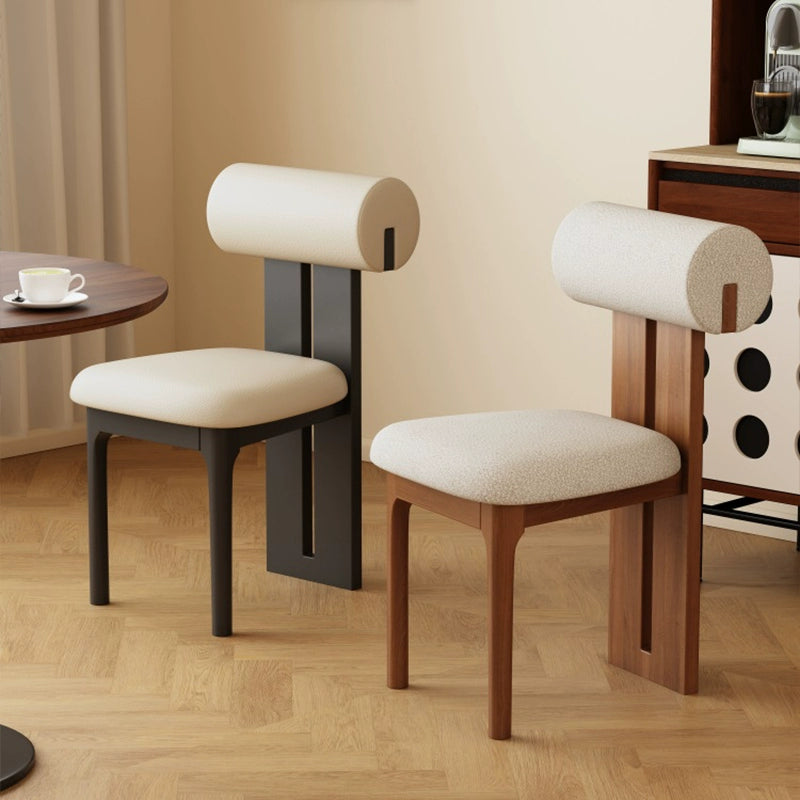 Retro solid wood dining chair home backrest chair high-end restaurant table chair stool